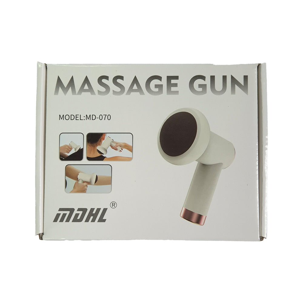 Masajeador Gun White Con Accesorios (New)