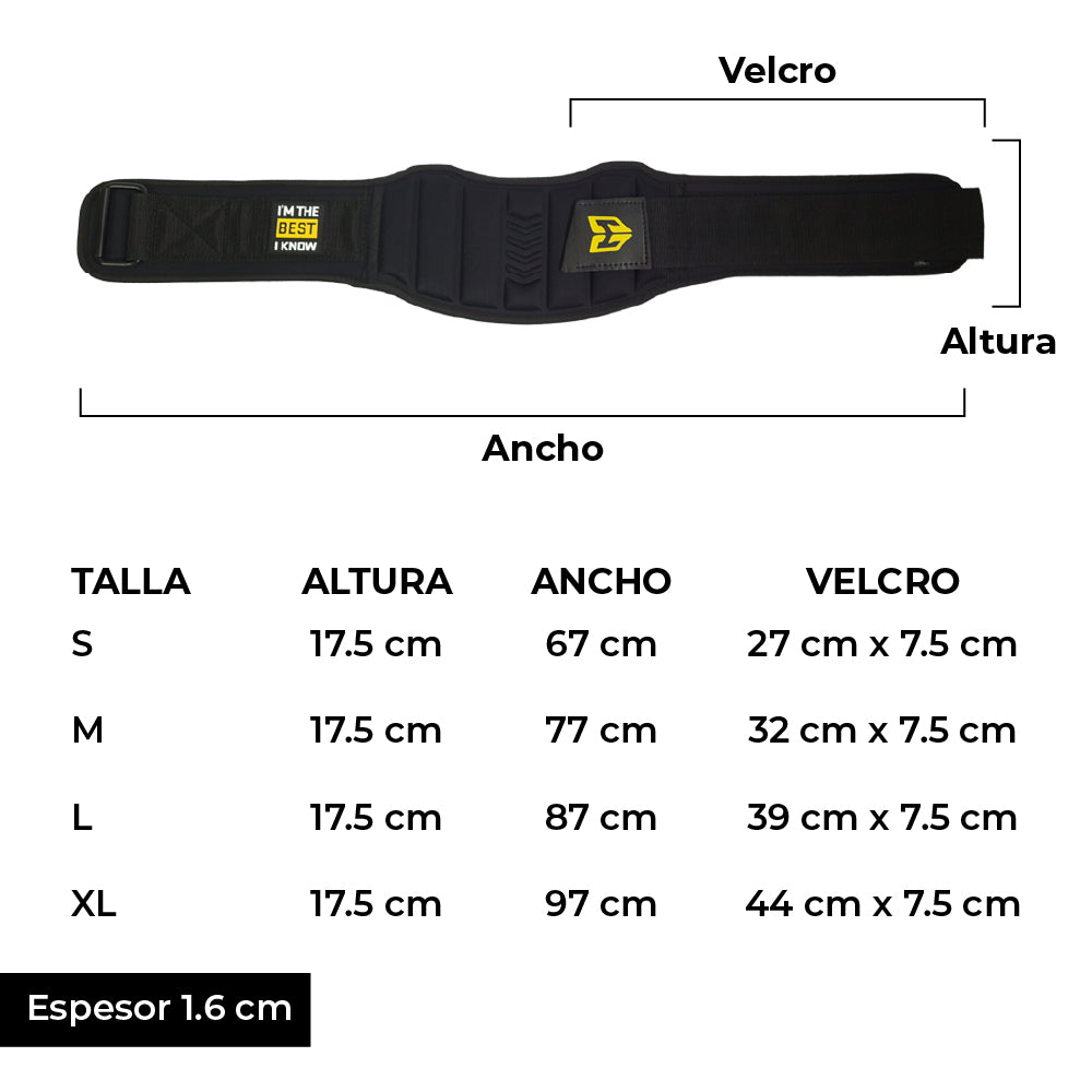 Cinturón De Levantamiento Strong Back