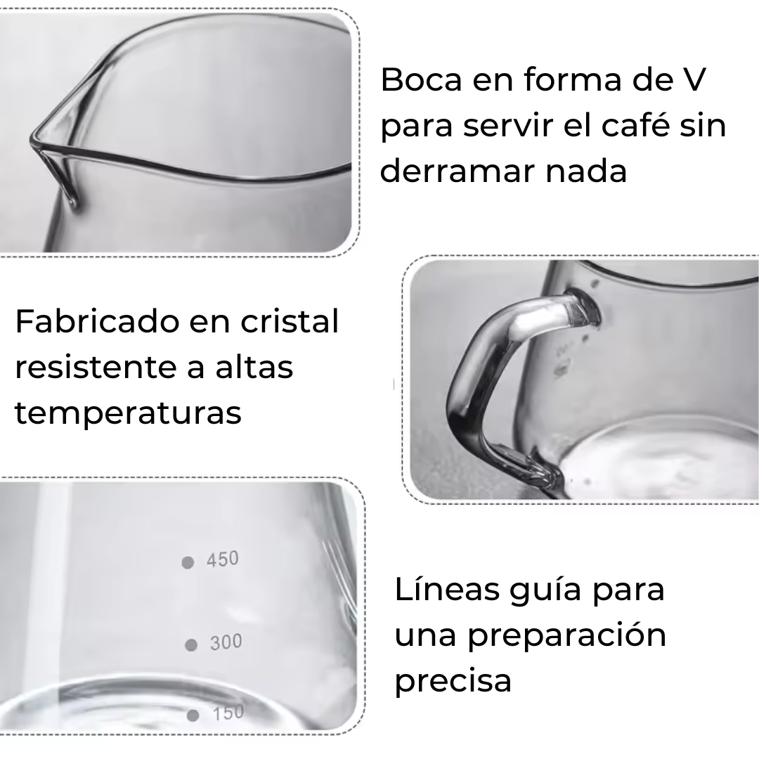 Juego De Cafetera V60 300ml