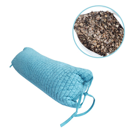 Bolster [Almohada] para Yoga con Cascaras de Semillas 47 cm.