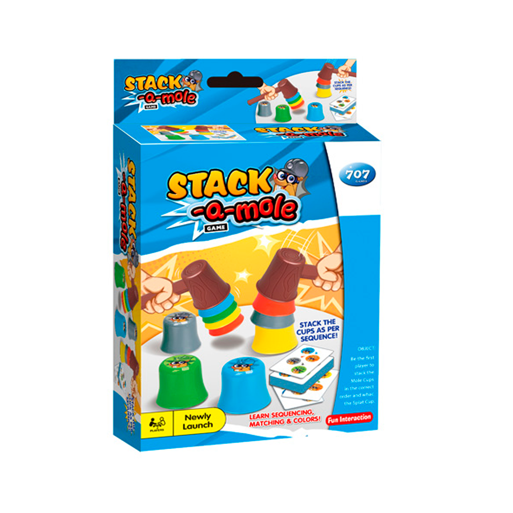 Juego de Mesa Apilando Topos "Stack a Mole"