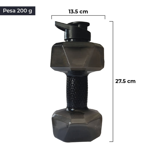 Botella De Agua 1,5 Litros Tipo Mancuerna