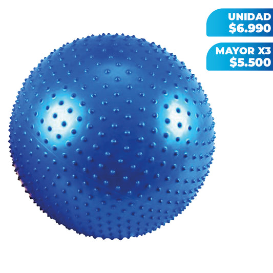 Pack X3 Pelota de Pilates 65cm con Púas [Puntas]