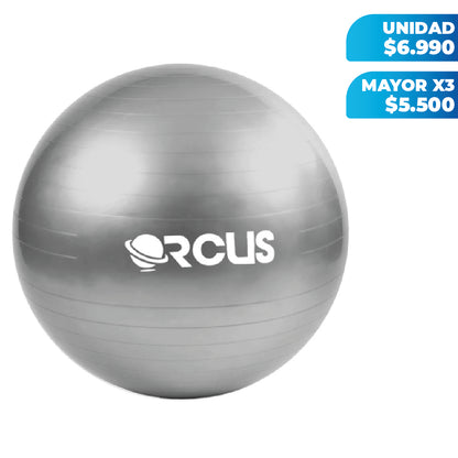 Pack X3 Pelota Pilates 65cm Con Bombín