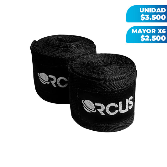 Pack X6 Vendas de Boxeo 3 Metros ORCUS [5 cm.]