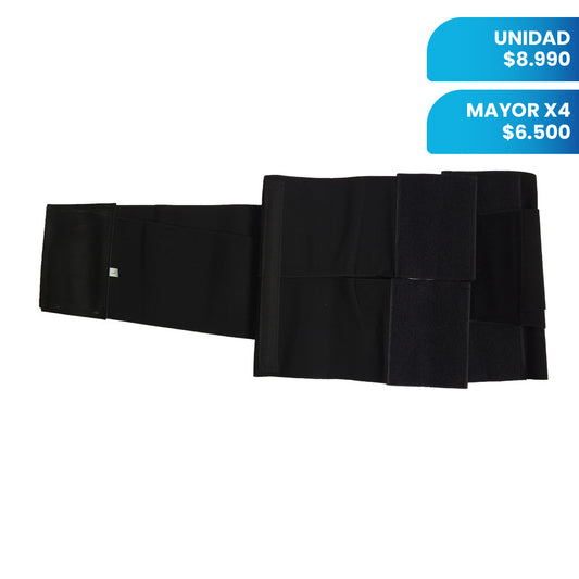 Pack X4 Faja Soporte Cintura Triple Agarre