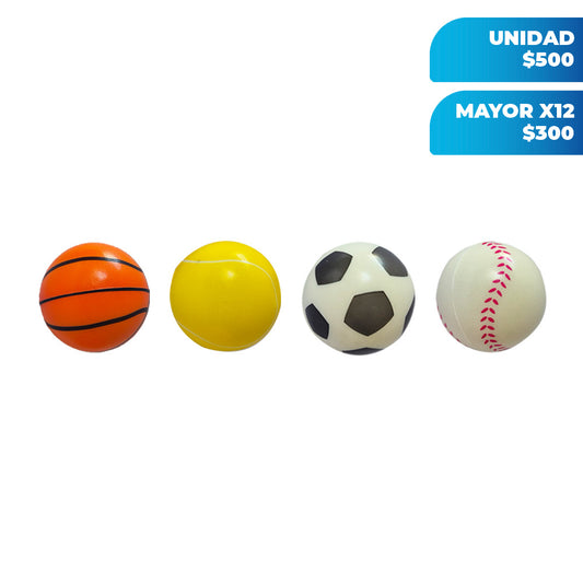 Pack X12 Pelota Anti-Estrés 7cm