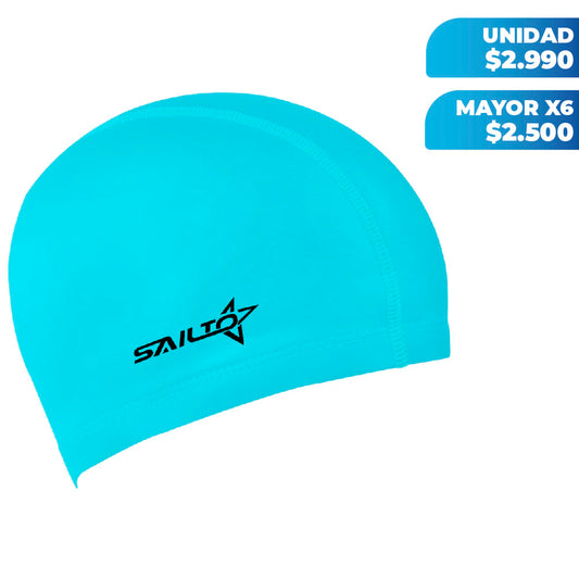 Pack X6 Gorro De Natación Lycra (Poliflex)