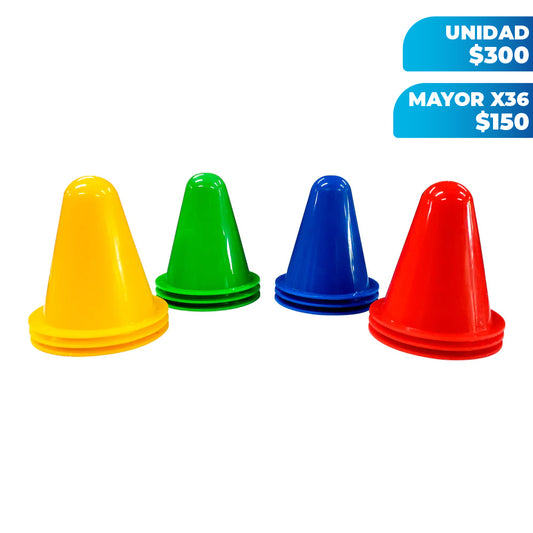 Pack X36 Set De 12 Conos (8cm) Agilidad