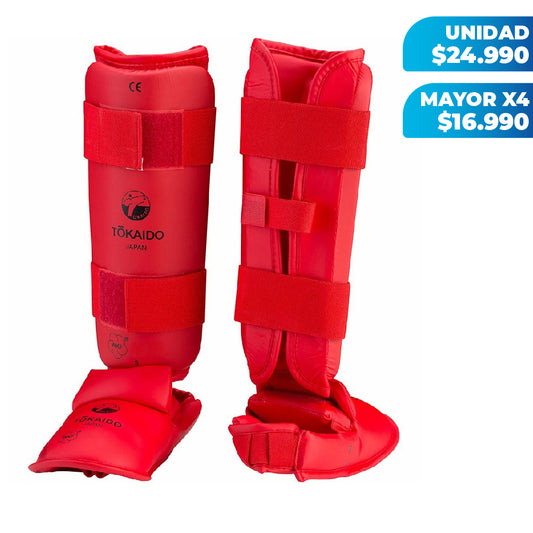 Pack X4 Par Canillera Karate Tokaido WKF