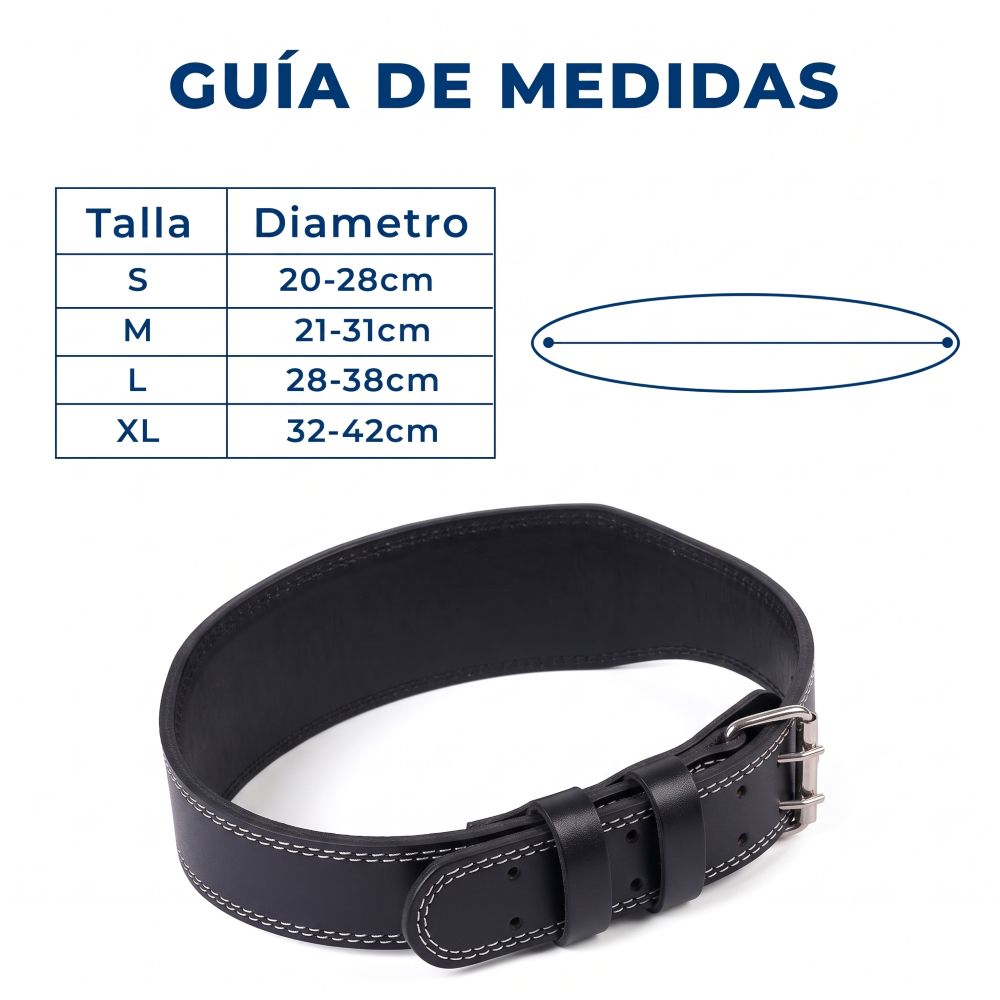 Cinturón de Levantamiento PU Hebilla
