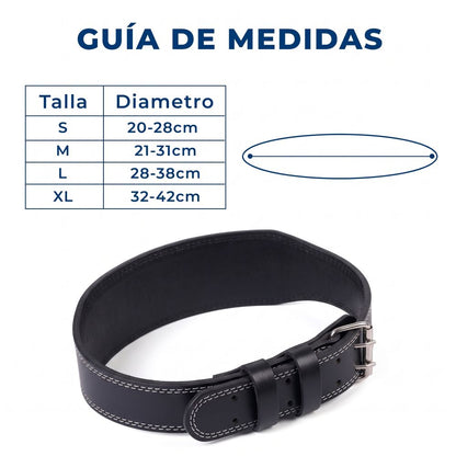 Cinturón de Levantamiento PU Hebilla