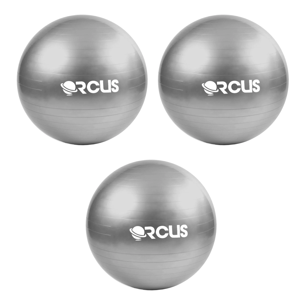 Pack X3 Pelota Pilates 65cm Con Bombín