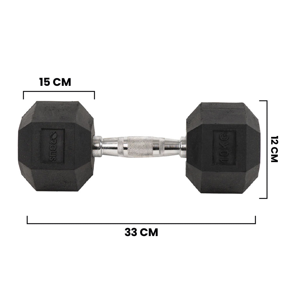 Mancuerna Hexagonal Orcus 10kg (Unidad)