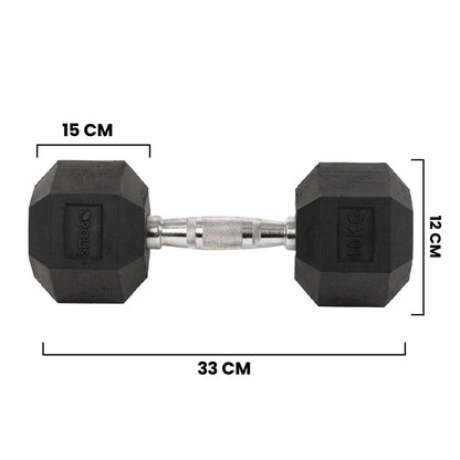 Mancuerna Hexagonal Orcus 10kg (Unidad)