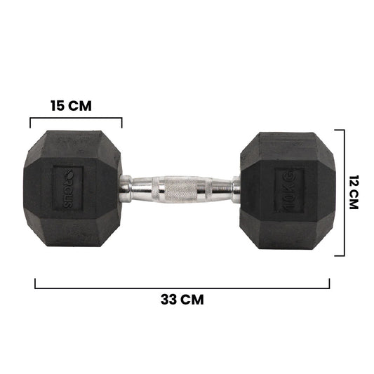 Mancuerna Hexagonal Orcus 10kg (Unidad)