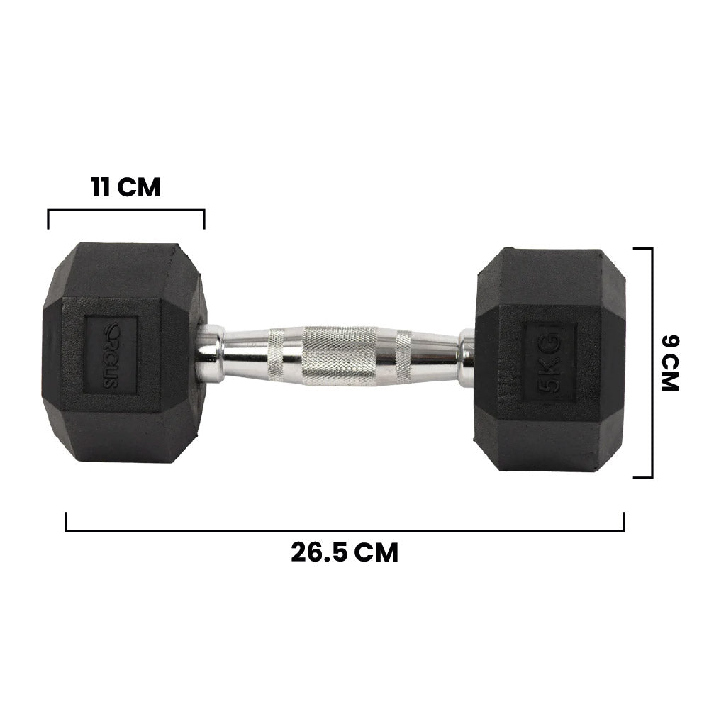 Mancuerna Hexagonal 5kg Orcus (Unidad)