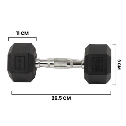 Mancuerna Hexagonal 5kg Orcus (Unidad)