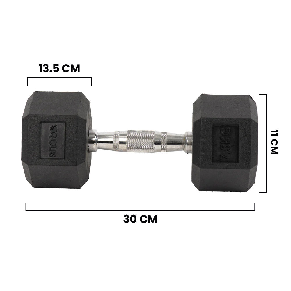 Mancuerna Hexagonal Orcus 7.5kg (Unidad)