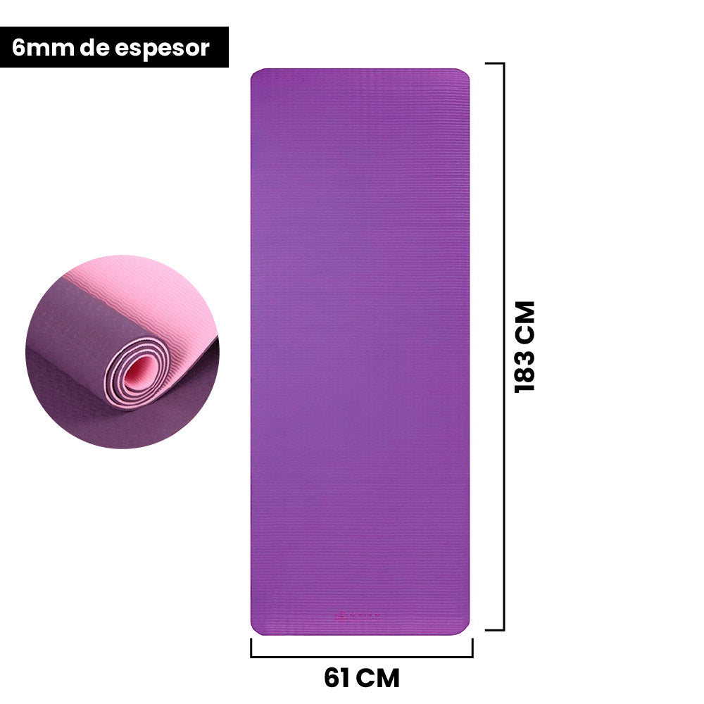 Mat Yoga Tpe Bicolor (Eco-Friendly)