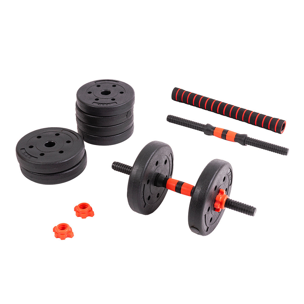 Set Mancuernas Unibles 10kg Pvc